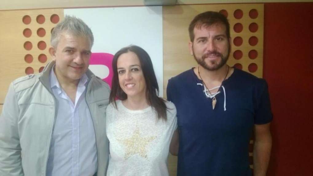 Benjamí Villoslada, Patricia Bárcena y Bernat Català