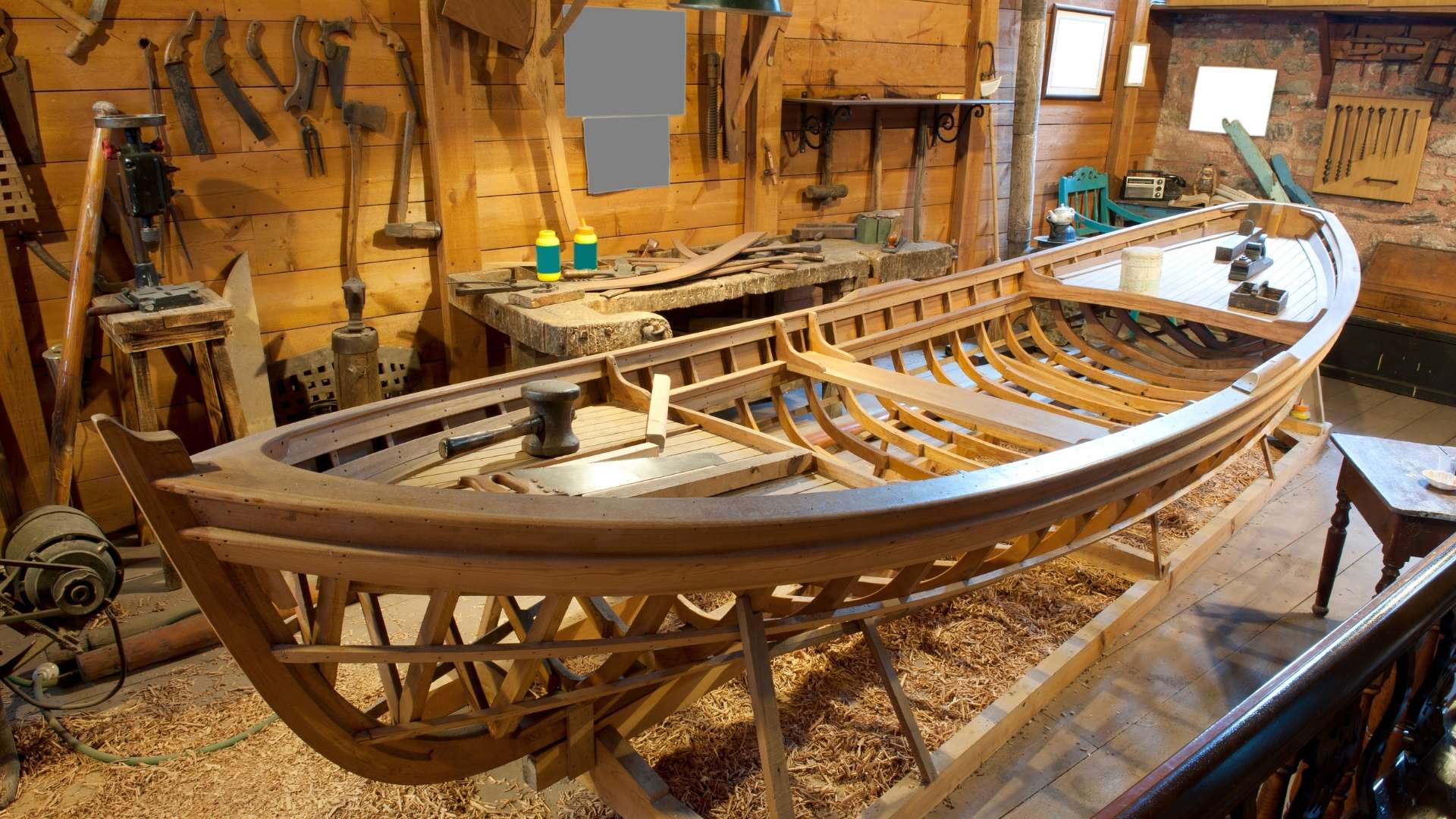 Construcción barcos madera